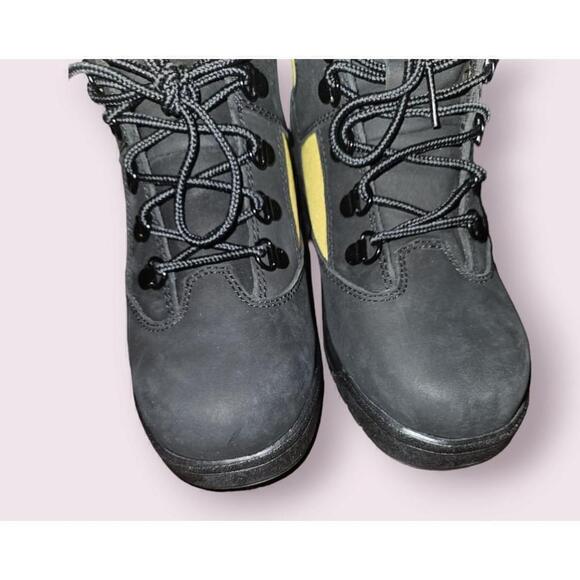 Timberland Field Boots Boys (Size 4) Black Yellow NEW WITHOUT BOX - Picture 7 of 12
